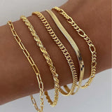 Set van de Ellis Renner armbanden | Goud