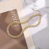 Dikke Cubaanse Schakelketting | Goud