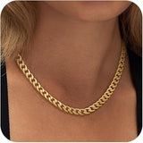 Dikke Cubaanse Schakelketting | Goud