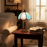 AZURIA | LUXE BLAUWE GLAS LAMP