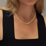 Dikke Cubaanse Schakelketting | Goud