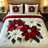 3-delig dekbedset - Winter Poinsettia