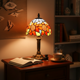 SOLELIA | VINTAGE GLAS LAMP MET ZONNEBLOEM