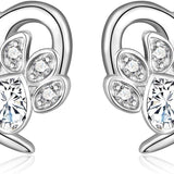 Oorbellen met pootafdruk en hart – Sieraden voor dierenliefhebbers