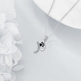 Halsband met hondenpoot hanger 'Loyale Vriend'