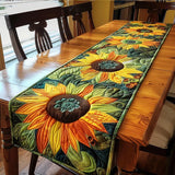 Gequilte Tafelkleed - Zonnebloemtuin