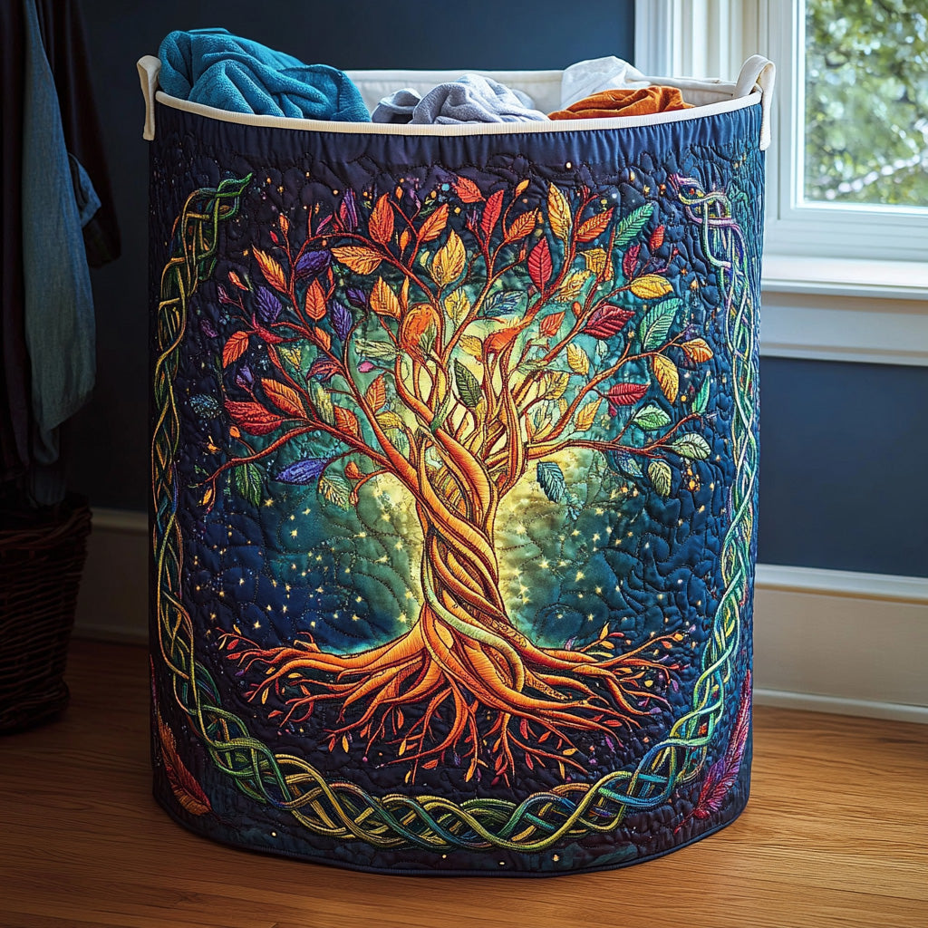 Levensboom | Handgemaakte Wasmand