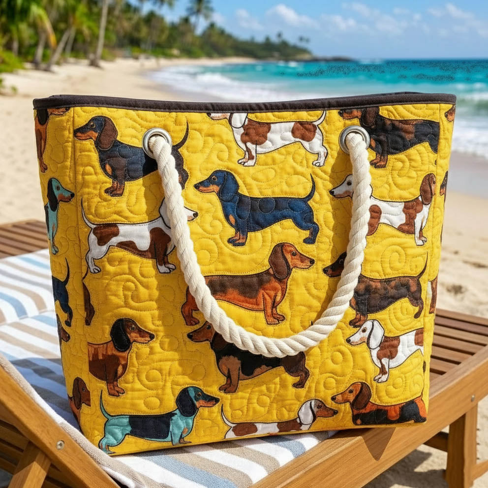 Handgemaakte Strandtas | Teckel