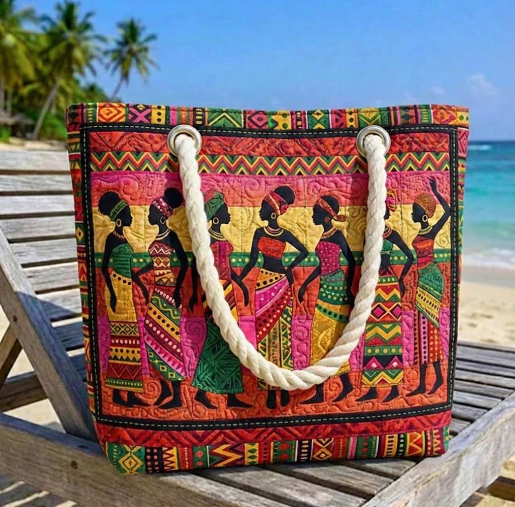 Handgemaakte Strandtas | Koningen van Melanine