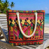Handgemaakte Strandtas | Koningen van Melanine