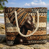 Handgemaakte Strandtas | Koningin van Melanina