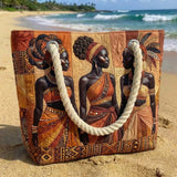 Handgemaakte Strandtas | Melanin Queens Glow