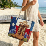 Handgemaakte Strandtas | Trots van Texas
