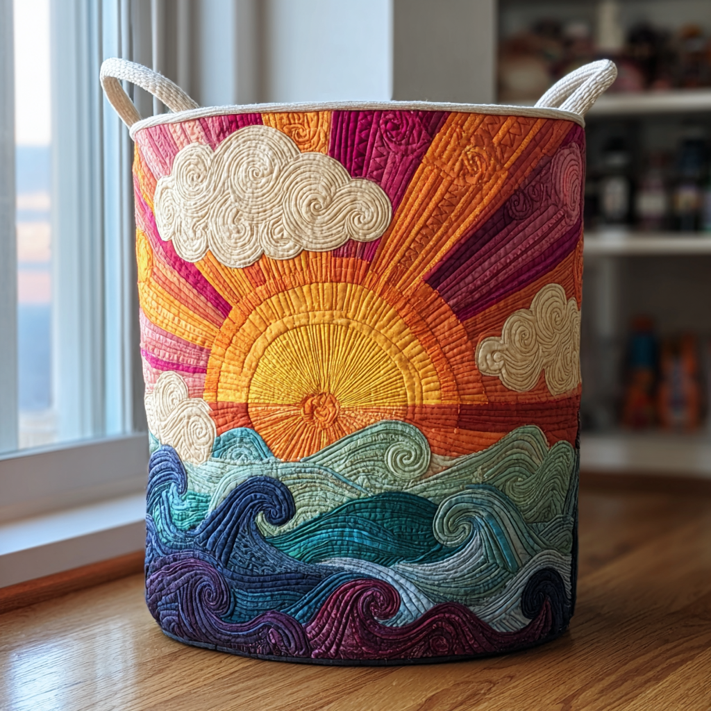 Stralende Zon | Handgemaakte Wasmand