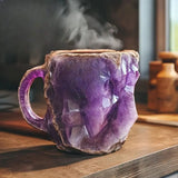 Minerale glazen kopjes voor koffie