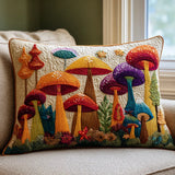 Gestoffeerde Kussenhoes - Champignon Tuin