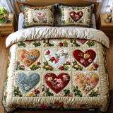 3-delig Beddengoed Set - Liefdes Harten