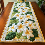 Gequilte Tafelloper - Frangipani Bloemen