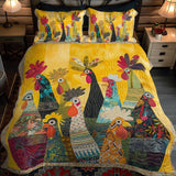 3-delig gestoffeerd beddengoed - Gallo del Amanecer