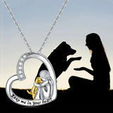 Geluksarmband met Hart en Hond – Zilveren Armband met Zirkonia