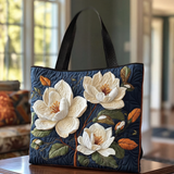 Handgemaakte Gevoerde Tas "Delicate Magnolia"