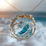 Oceaanhalsketting in Goud en Zilver