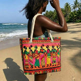 Handgemaakte Strandtas | Koningen van Melanine